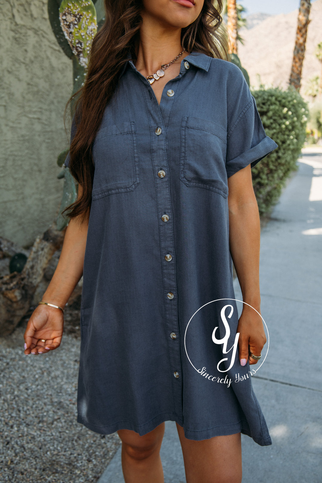 On the Daily Dress - Charcoal