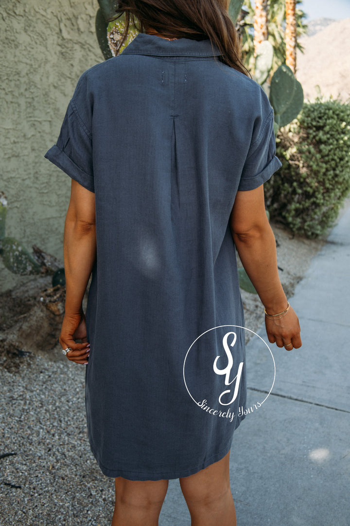 On the Daily Dress - Charcoal