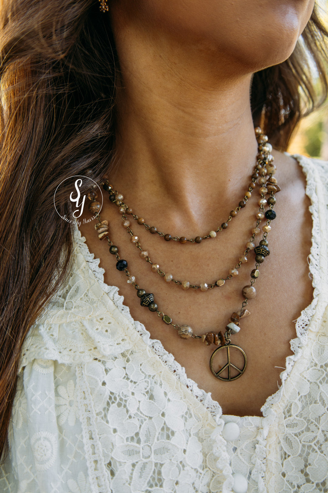 Peace Charm Necklace