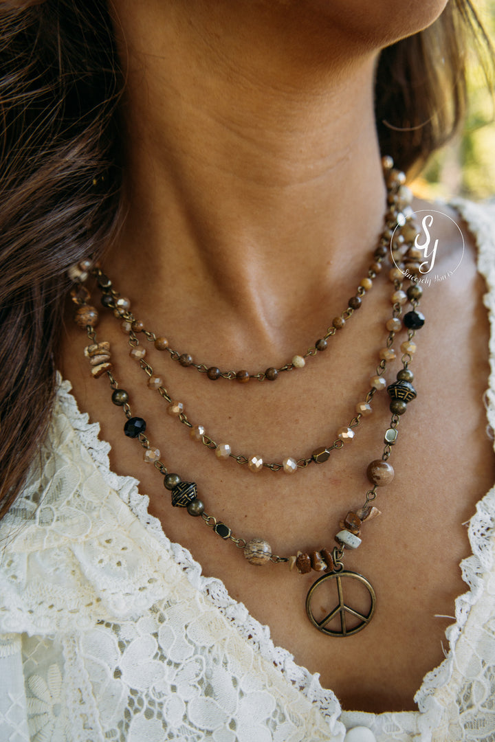 Peace Charm Necklace