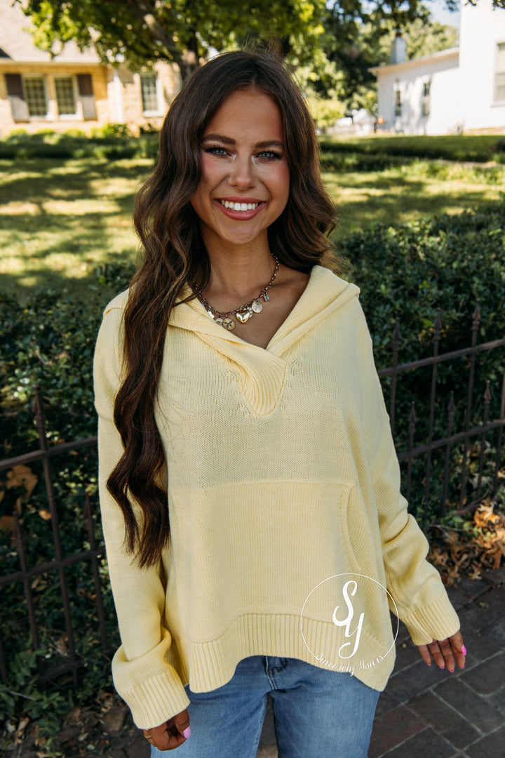 Sweet Pea Hoodie - Butter