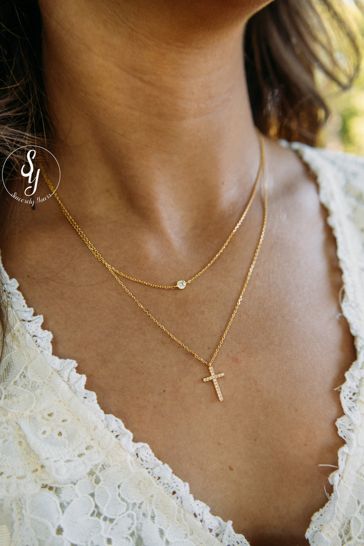 Golden Cross Necklace