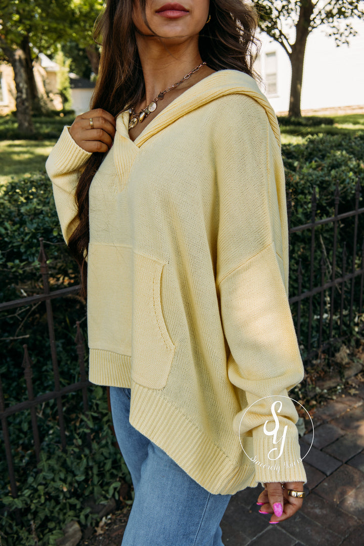 Sweet Pea Hoodie - Butter