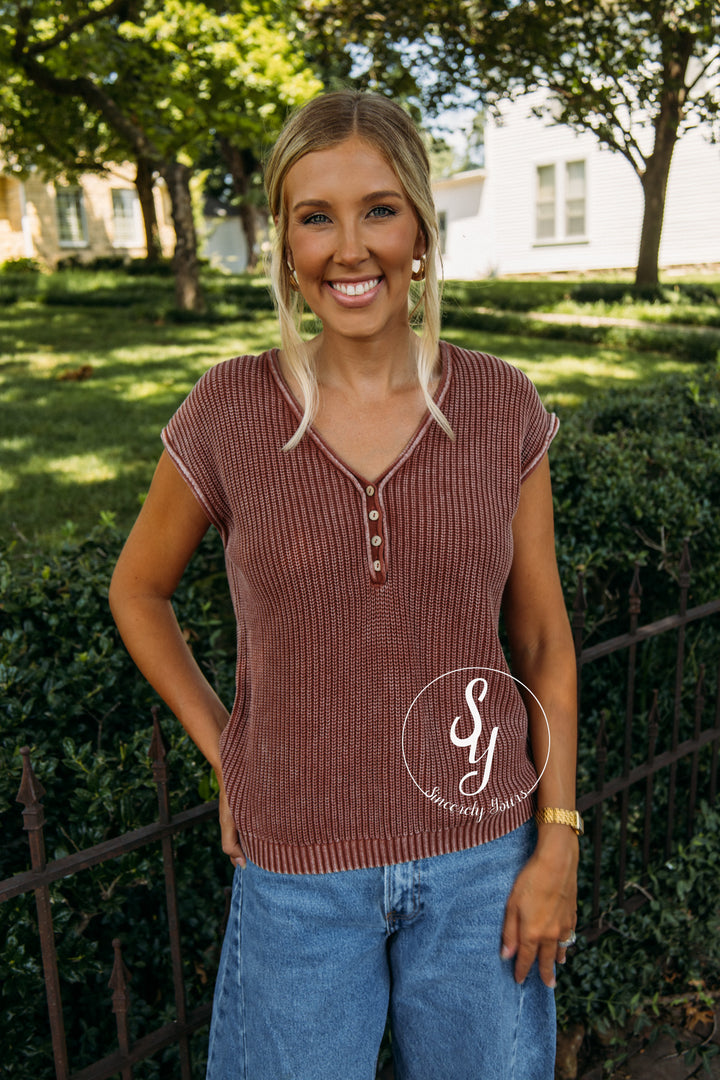 Keepsake Sweater - Terracotta