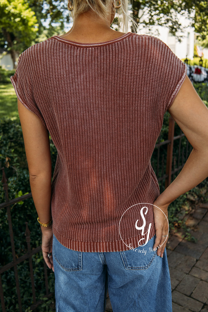 Keepsake Sweater - Terracotta