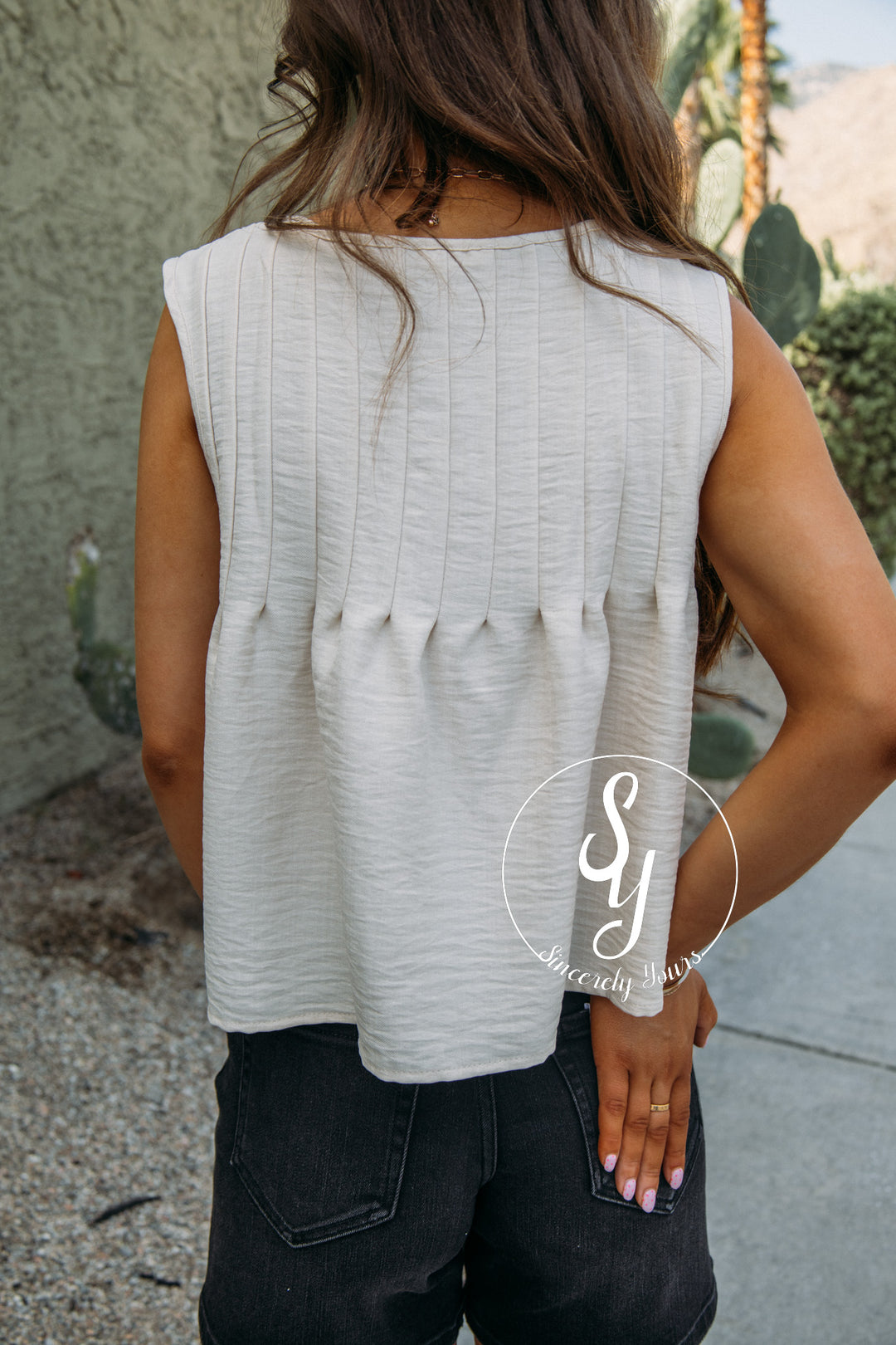 Tie Around Top - Khaki