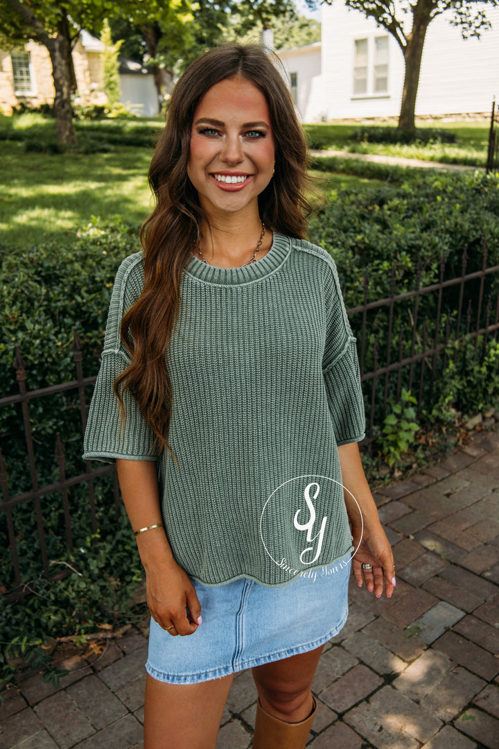 Monroe Sweater - Olive