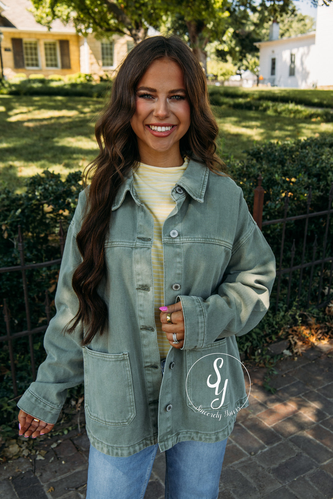 Dream Girl Jacket - Olive
