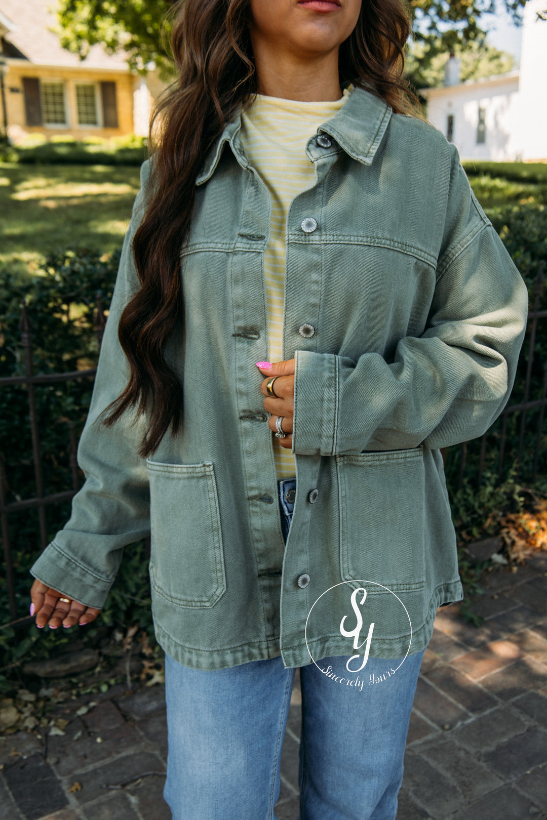 Dream Girl Jacket - Olive