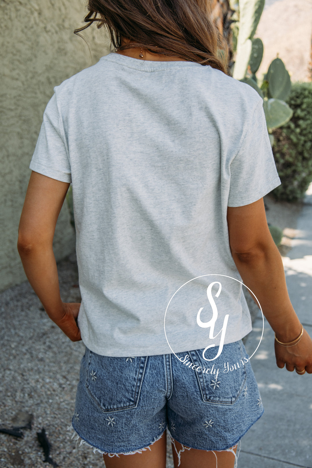 Asher Tee - Light Heather Grey