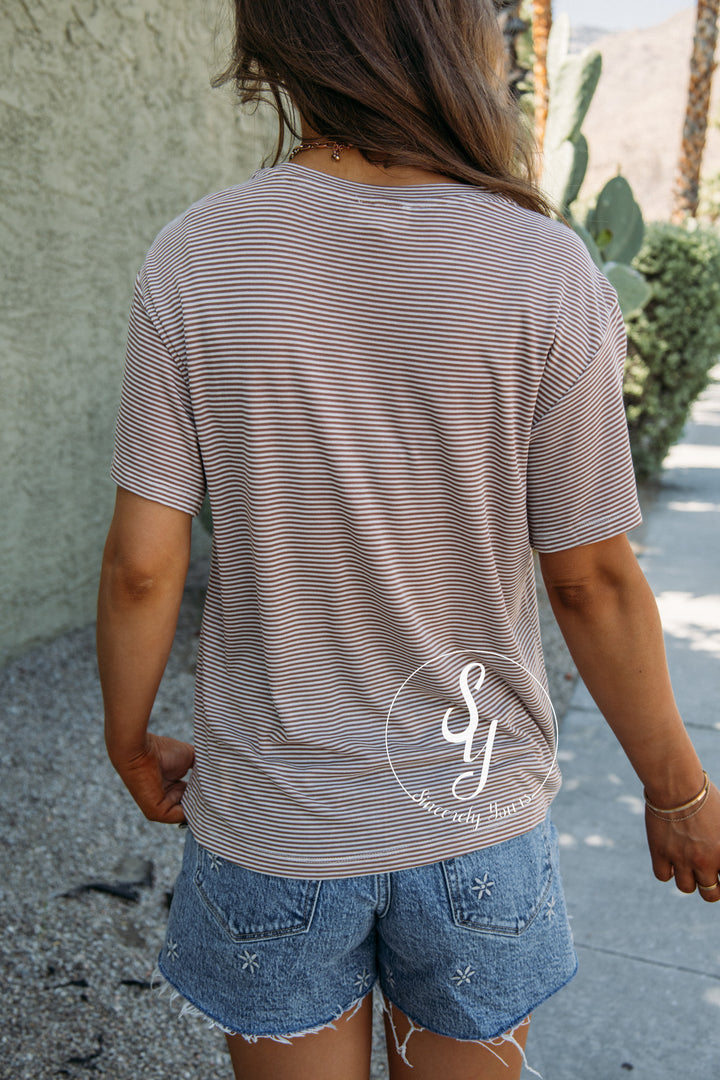 Zuri Top - Rust Ivory