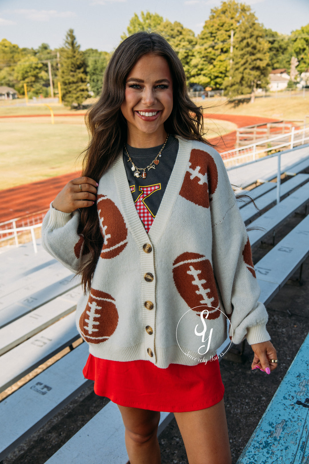 Stadium Lights Cardigan - Ivory