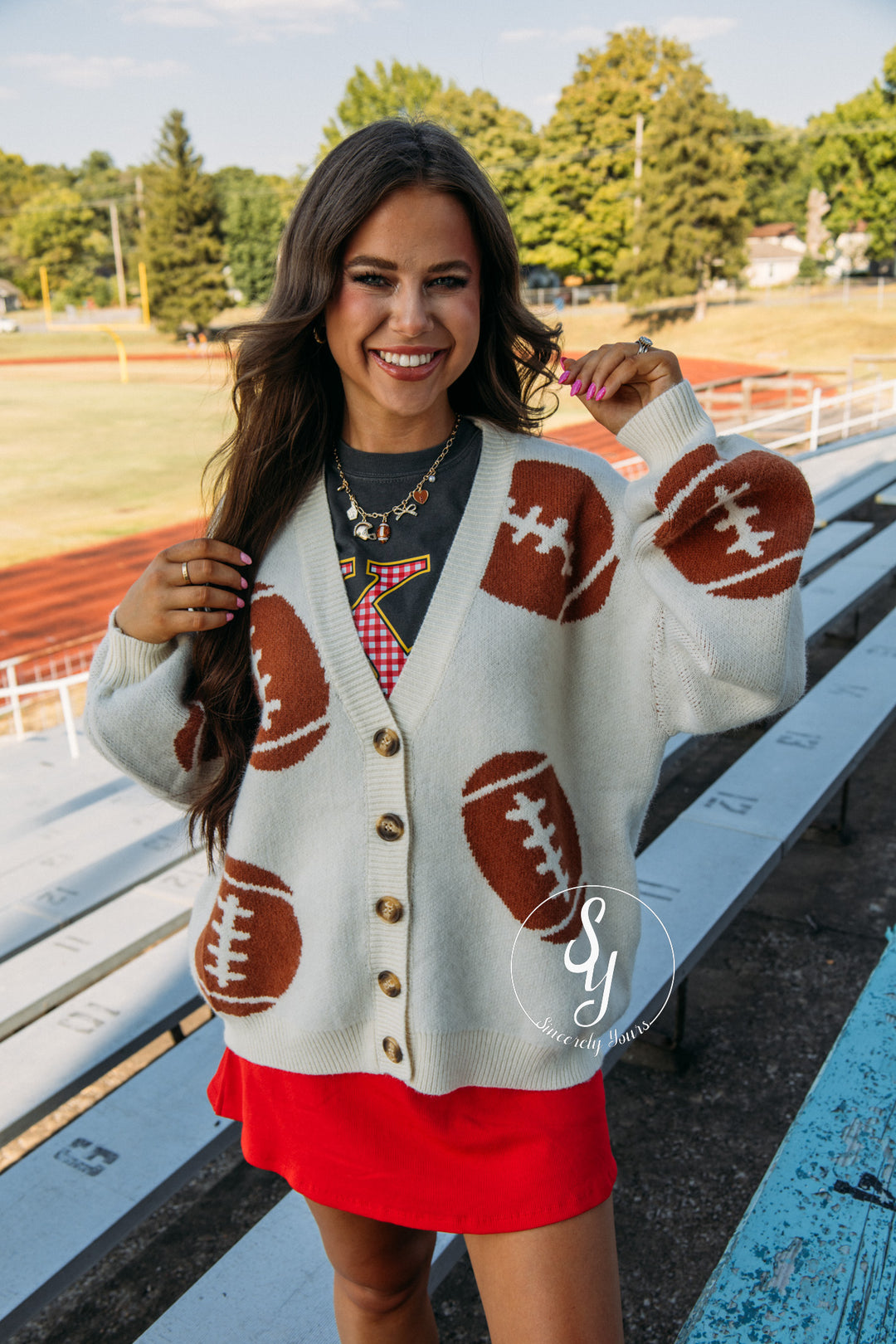 Stadium Lights Cardigan - Ivory