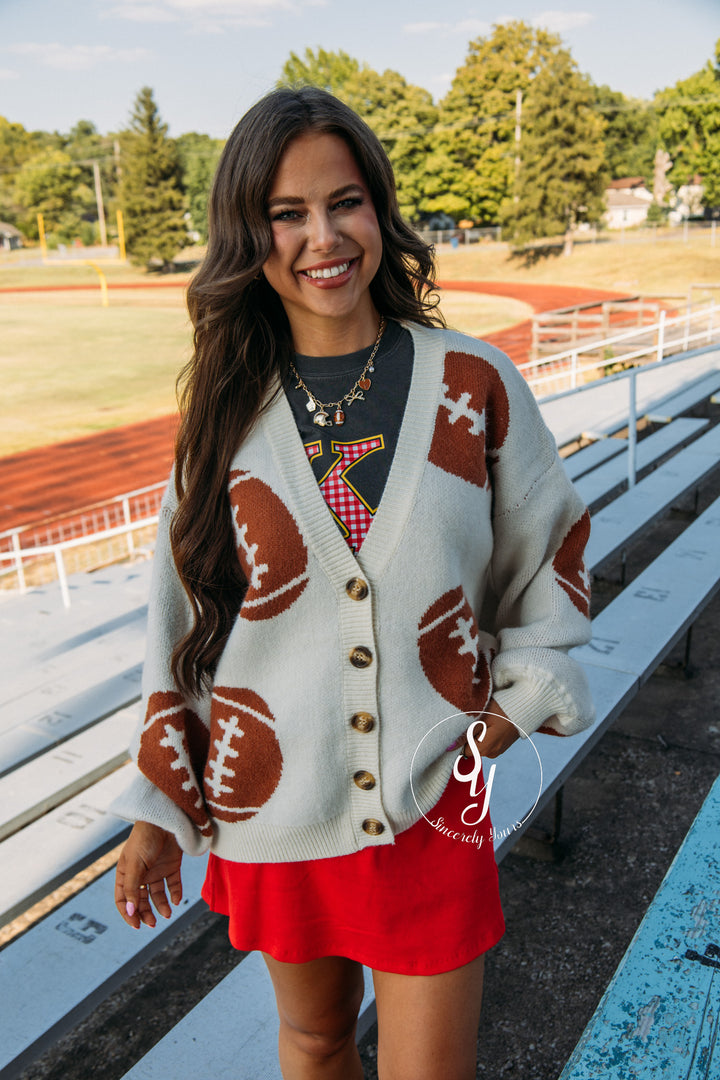 Stadium Lights Cardigan - Ivory