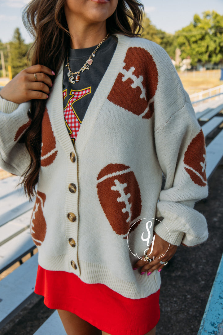 Stadium Lights Cardigan - Ivory
