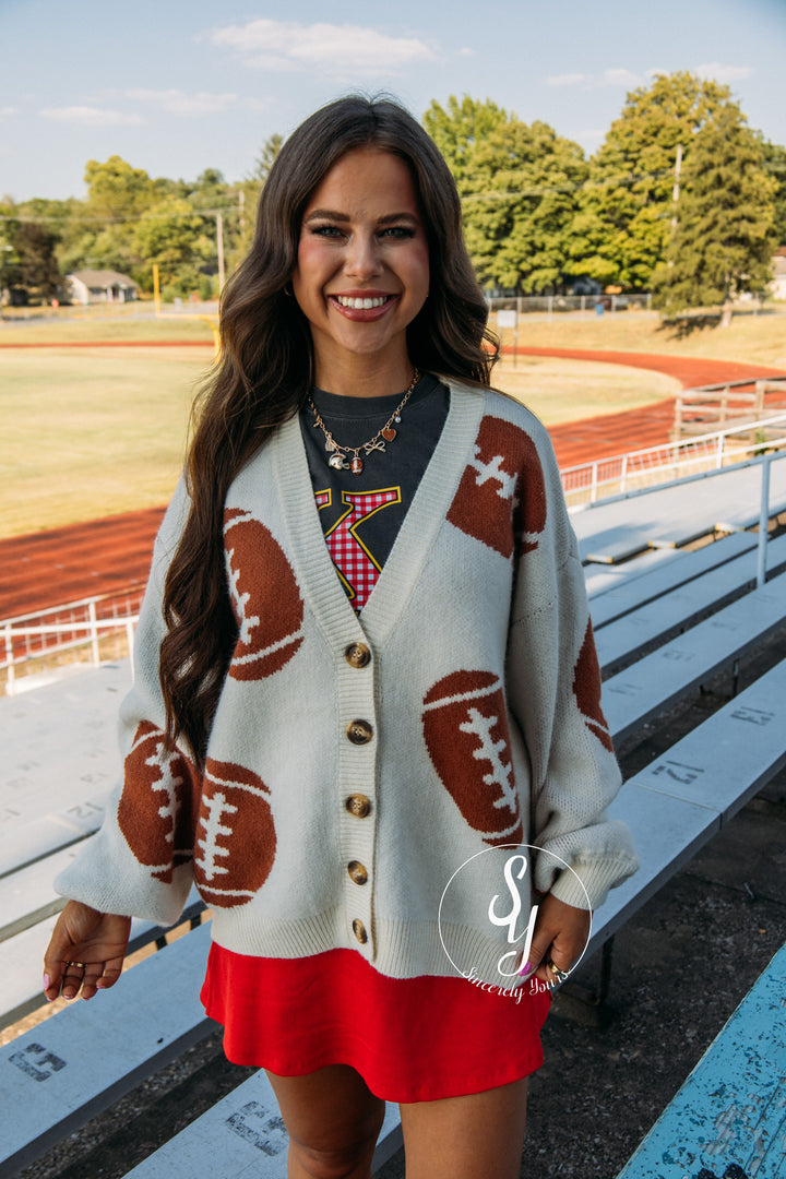 Stadium Lights Cardigan - Ivory