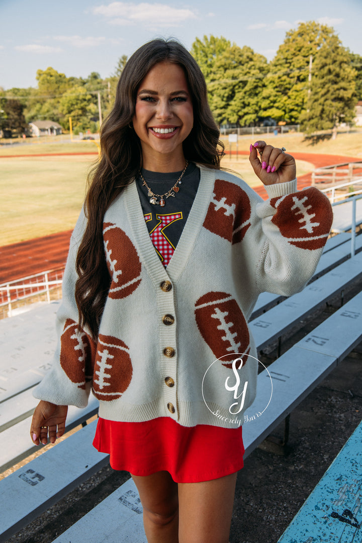 Stadium Lights Cardigan - Ivory