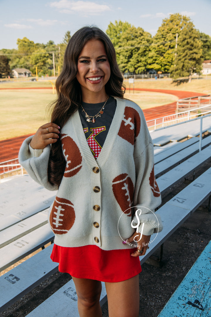 Stadium Lights Cardigan - Ivory