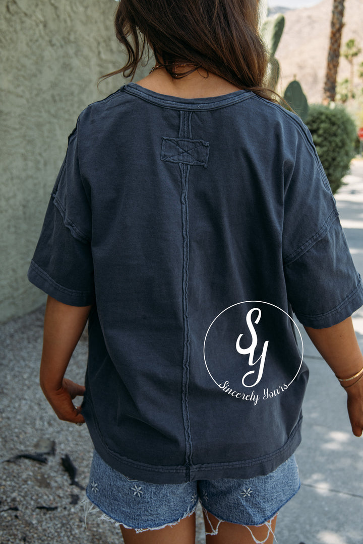 Vip Basic Top - Navy