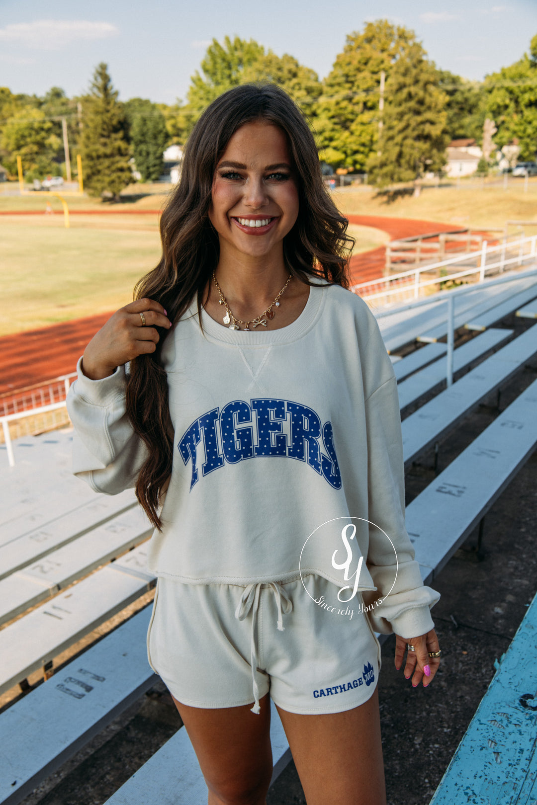 Tiger Love Two Piece Set - Cream