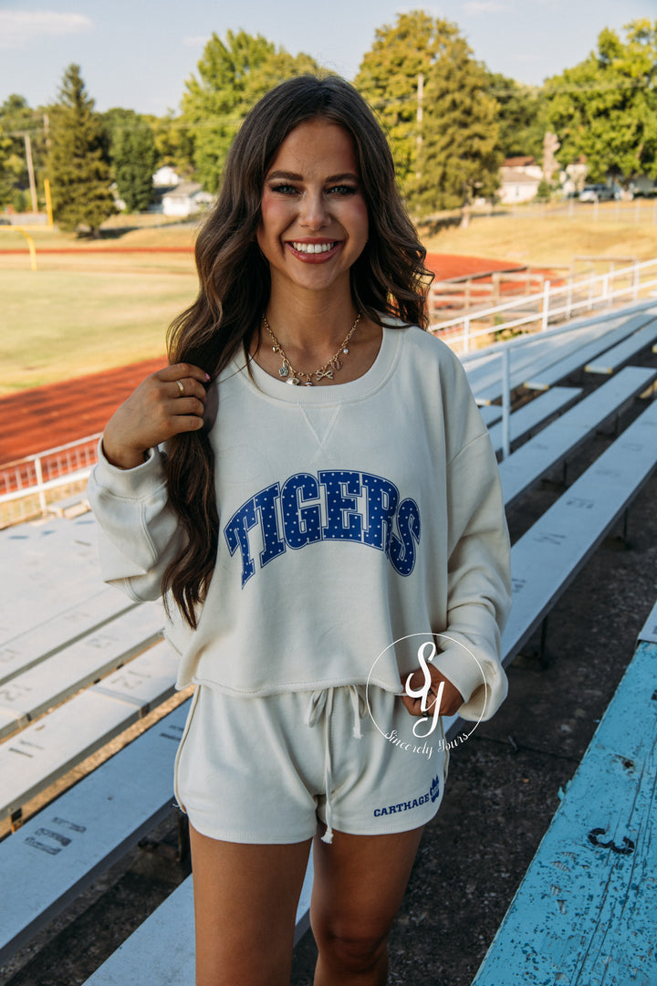 Tiger Love Two Piece Set - Cream