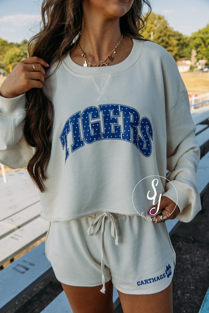 Tiger Love Two Piece Set - Cream