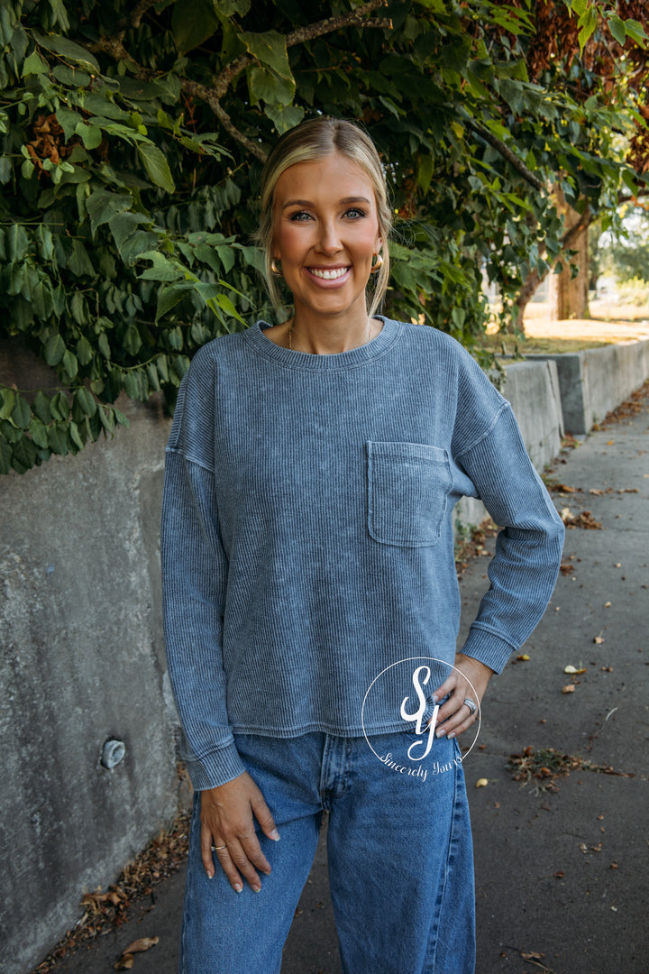 Callie Top - Denim