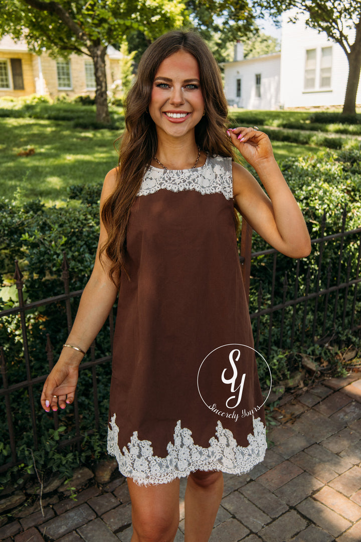Meadow Muse Dress - Brown