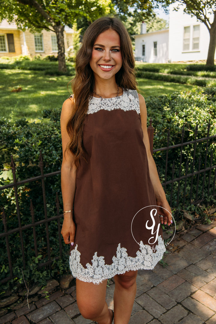 Meadow Muse Dress - Brown