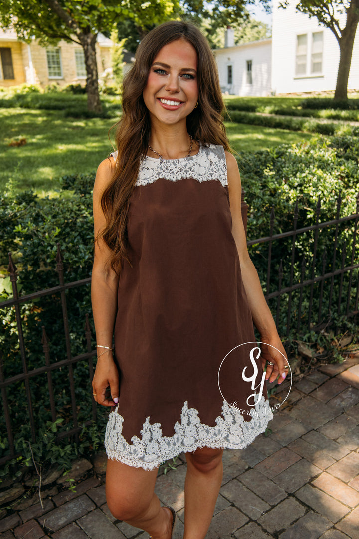 Meadow Muse Dress - Brown