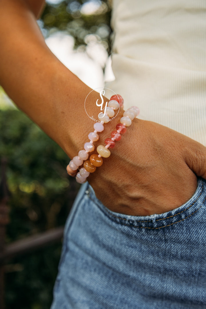 Dree Bracelet Set - Pink