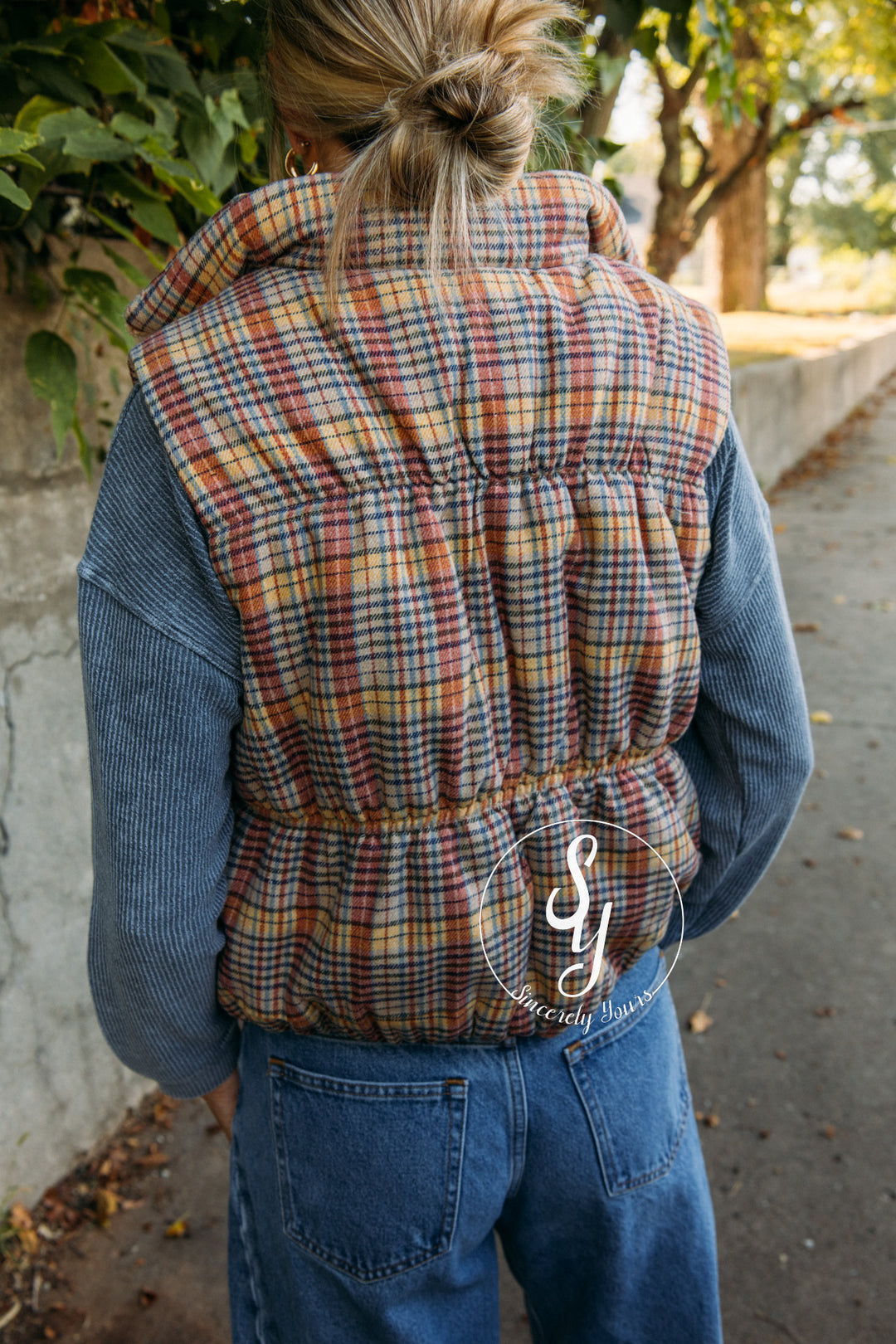 Fifi Vest - Coral Blue