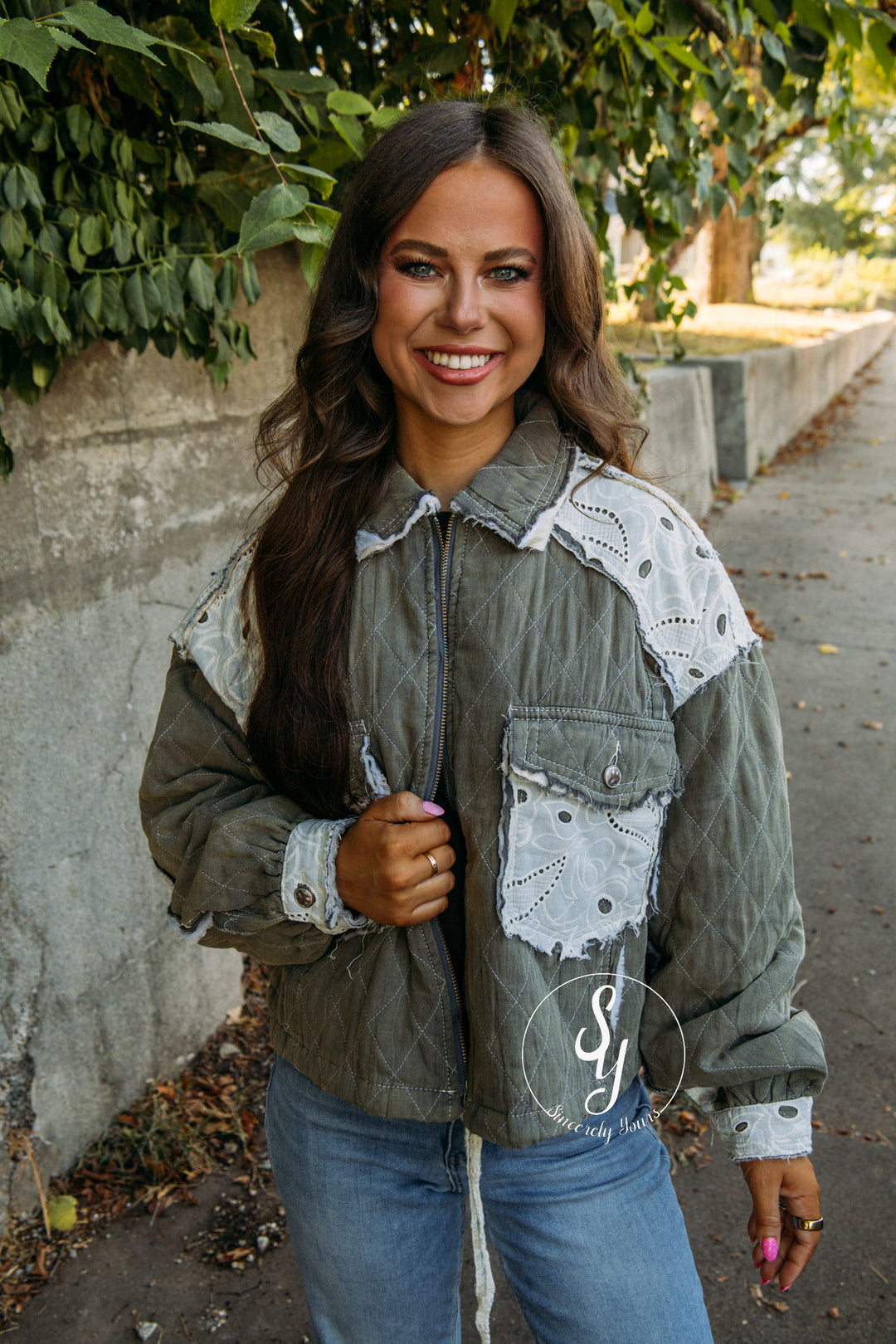 Wild Honey Jacket - Moss Charcoal