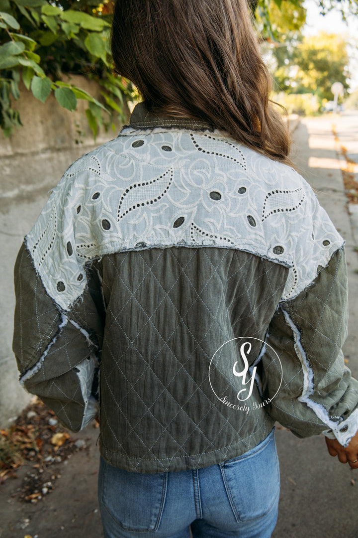 Wild Honey Jacket - Moss Charcoal