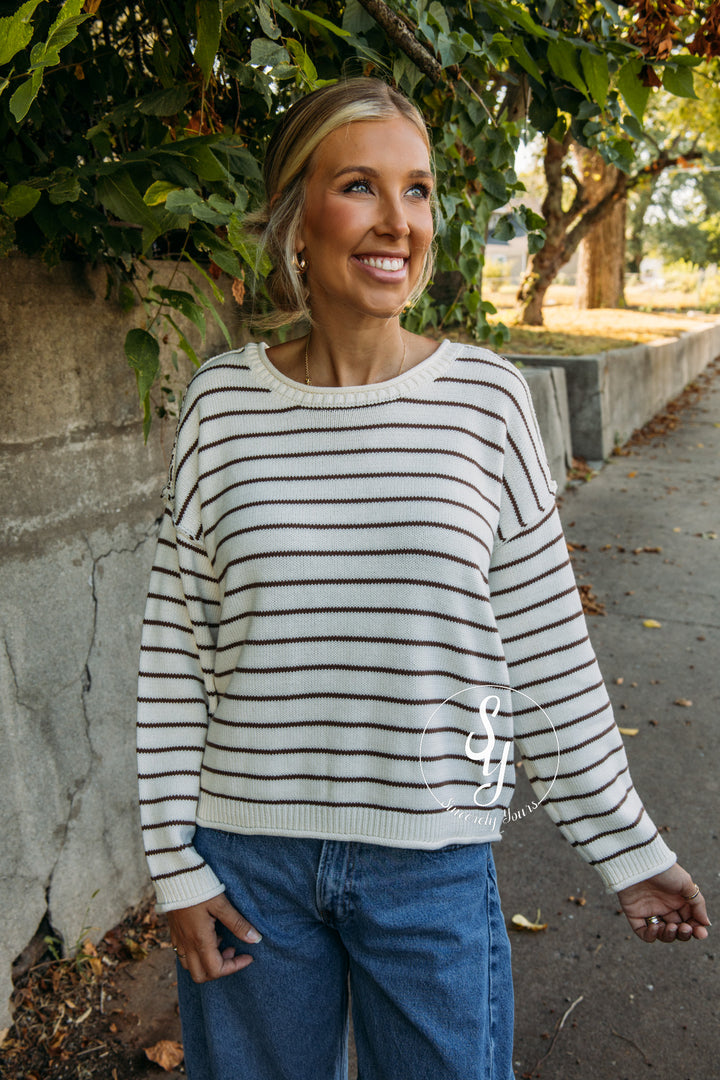 Hello There Sweater - Cream