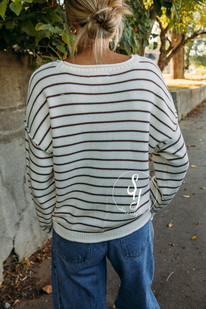 Hello There Sweater - Cream