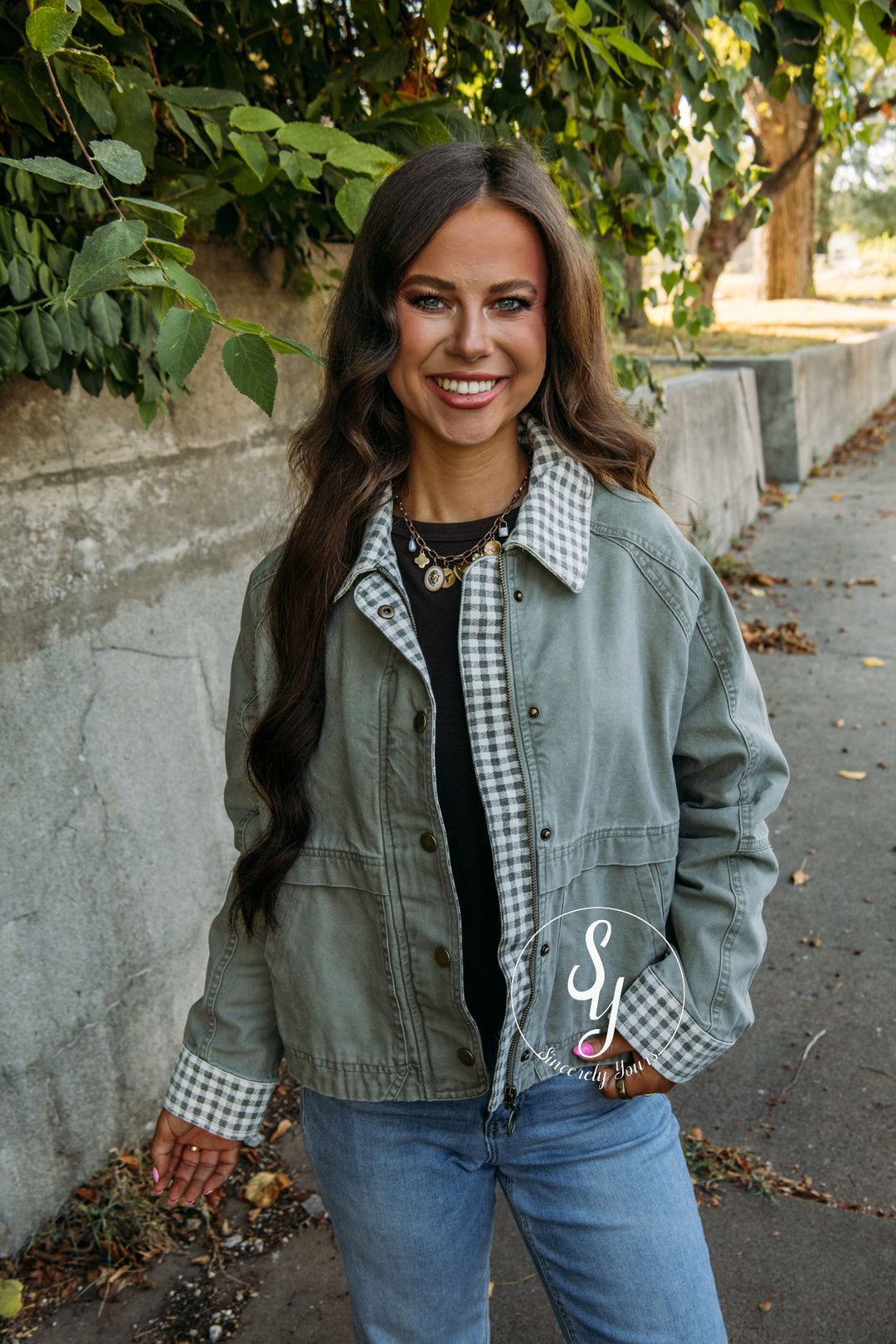 Caught Your Eye Jacket - Olive
