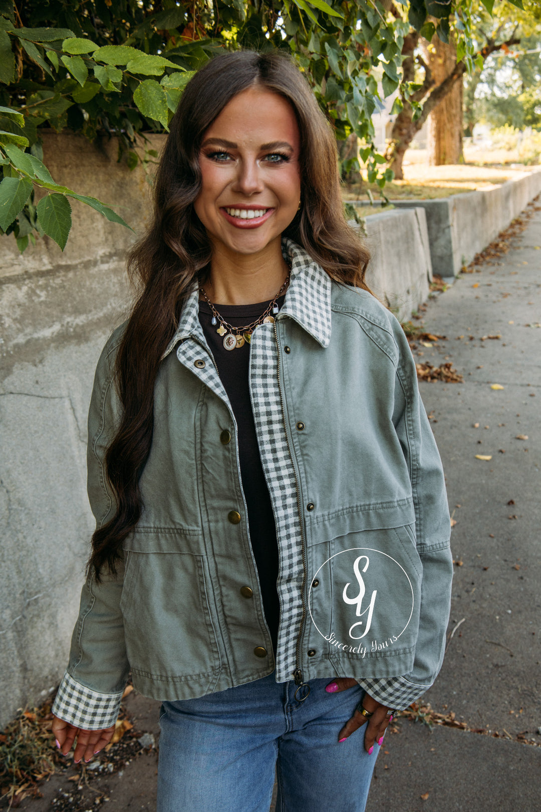 Caught Your Eye Jacket - Olive
