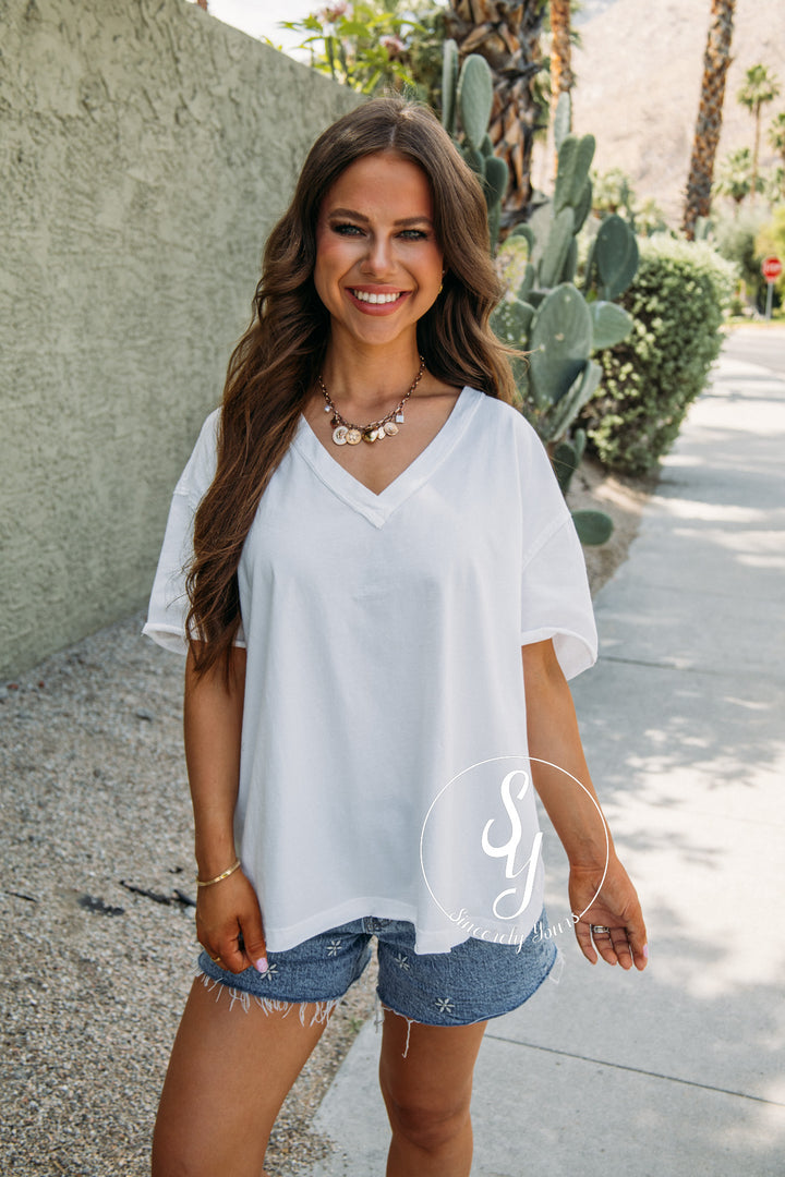 Easy Going Feels Top - White