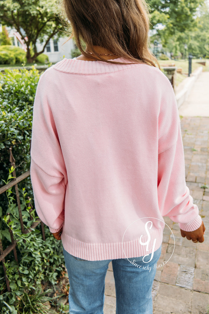 Pretty In Pink Cardigan - Ballet
