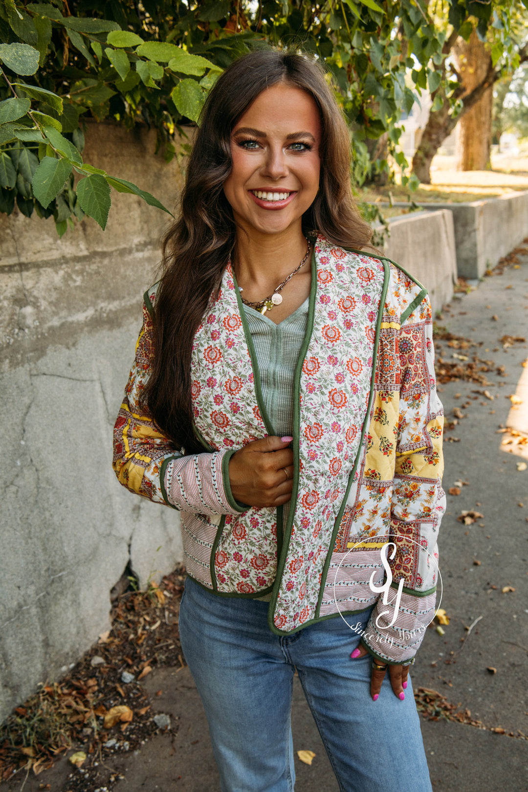 Just Because Jacket - Red Mustard