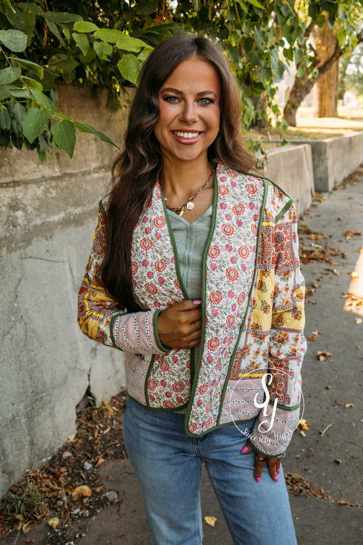 Just Because Jacket - Red Mustard