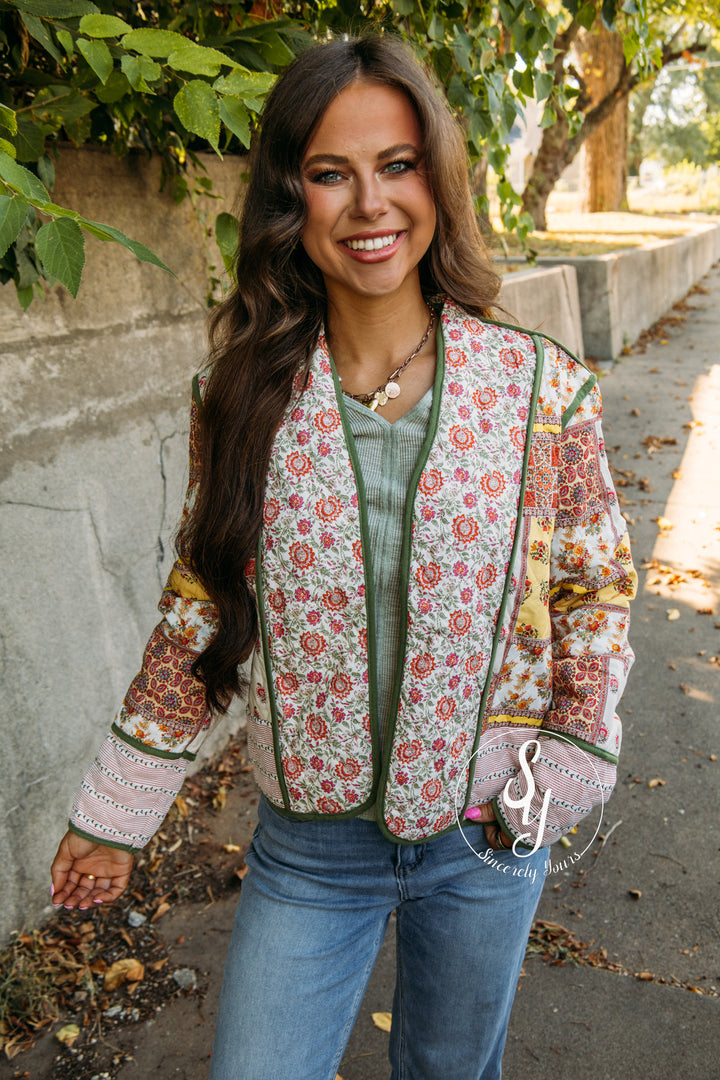 Just Because Jacket - Red Mustard