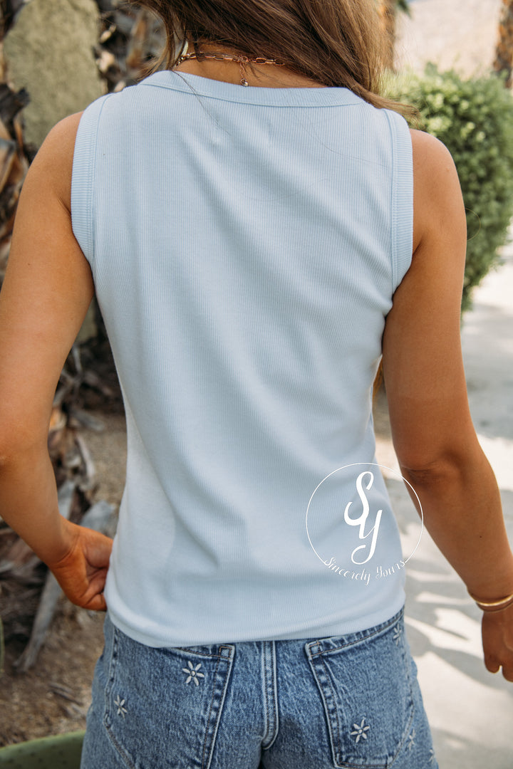 Someday Tank - Ice Blue