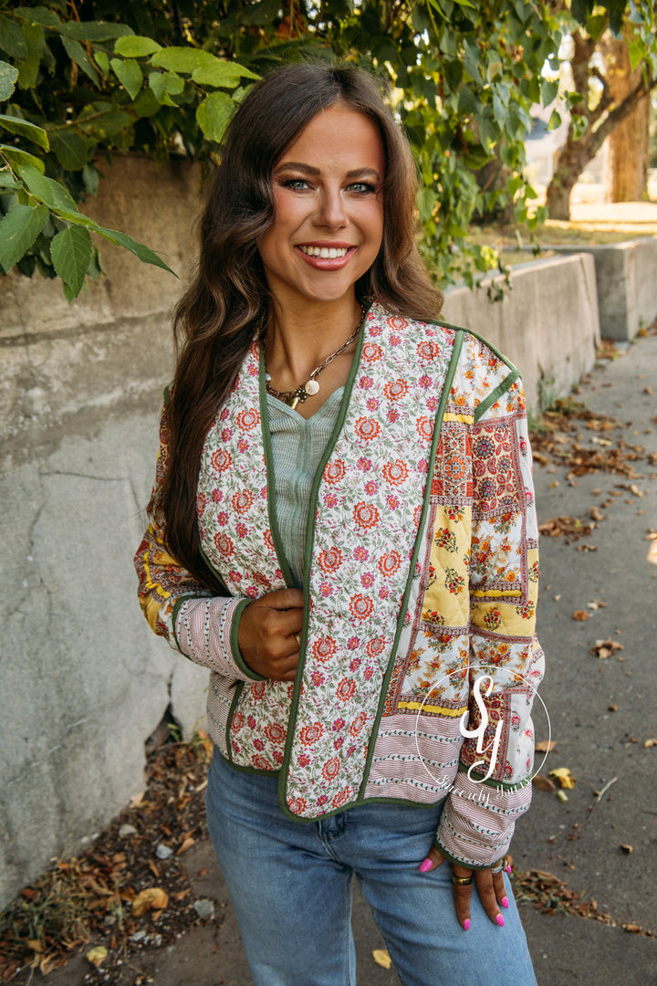 Just Because Jacket - Red Mustard