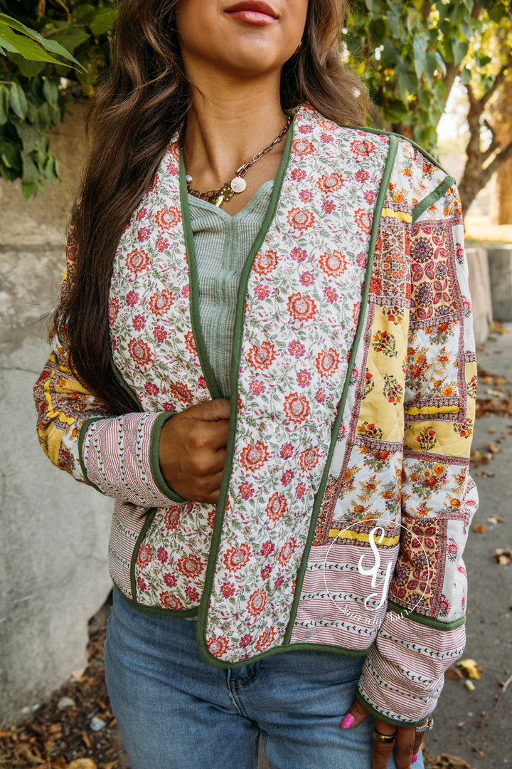 Just Because Jacket - Red Mustard