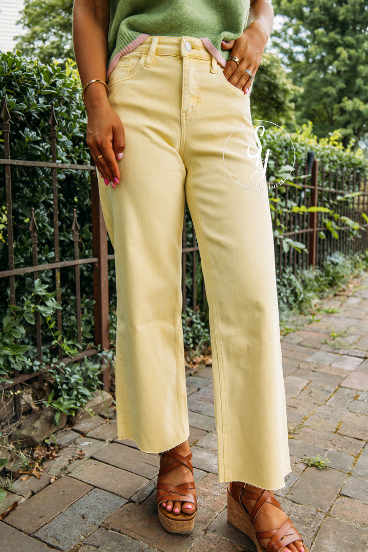 Sadie Mae Denim - Baby Yellow