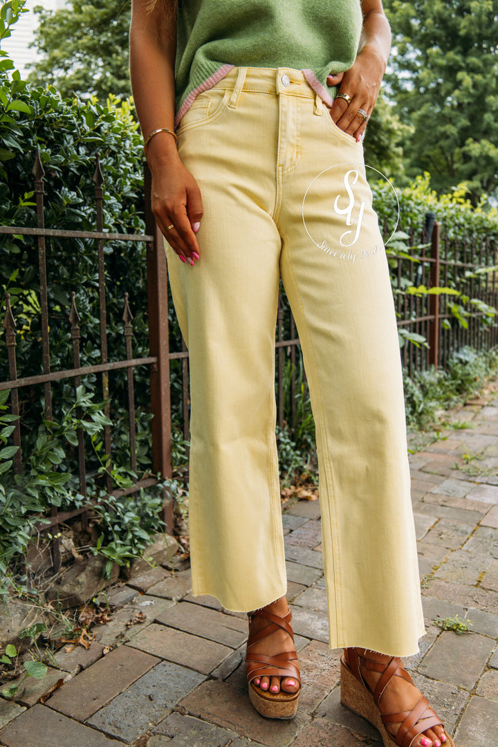 Sadie Mae Denim - Baby Yellow