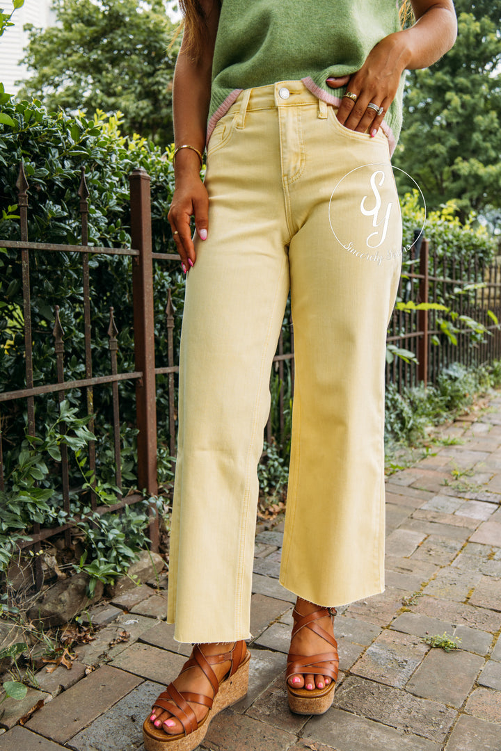 Sadie Mae Denim - Baby Yellow