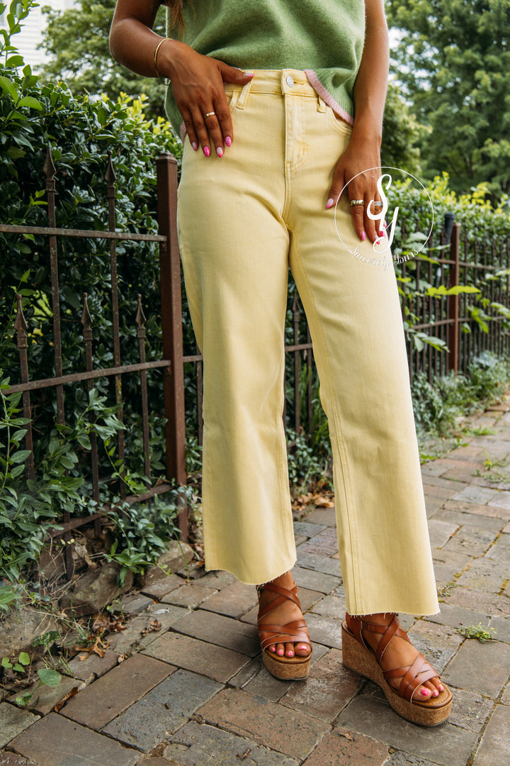 Sadie Mae Denim - Baby Yellow